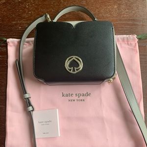 Mini vanity top handle crossbody purse